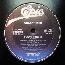 CHEAP TRICK - I CAN'T TAKE IT (PROMO) 12