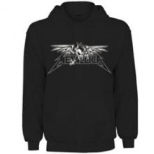 METALLICA - WINGED SCARY - HOODED SWEATER (SIZE: S) (NEW)