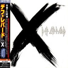 DEF LEPPARD - X (Japan Edition Incl. OBI, UICR-1025) CD