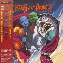 CIRCUS OF POWER - Magic & Madness (Japan Edition Incl. OBI, SRCS-5972) CD