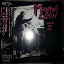 MARSHALL LAW - LAW IN THE RAW (Japan Promo Edition Incl. Bonus Track, Sticker & OBI, PCCY-00933) CD