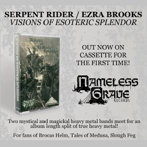 EZRA BROOKS / SERPENT RIDER - Visions Of Esoteric Splendor (Ltd) CASSETTE TAPE