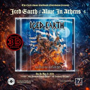 ICED EARTH - Alive in Athens (Ltd 500 / Numbered, 3D Cover) 3CD ICED EARTH - Alive in Athens (Ltd 500 / Numbered, 3D Cover) 3CD