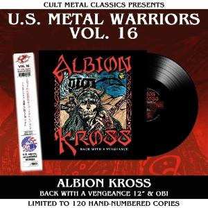 ALBION KROSS - Back With A Vengeance (Ltd 120 / Hand-Numbered, OBI, U.S. Metal Warriors Vol. 16) LP 