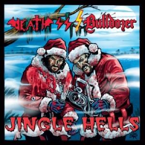 DEATH SS / BULLDOZER – Jingle Hells Split (Ltd 100 / Red with Silver Ornament Glitter) MLP