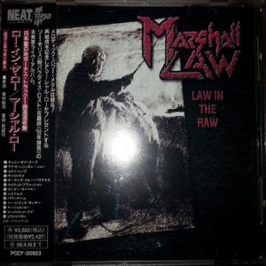 MARSHALL LAW - LAW IN THE RAW (Japan Promo Edition Incl. Bonus Track, Sticker & OBI, PCCY-00933) CD