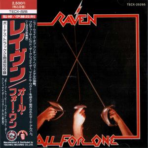 RAVEN - All For One (Japan Edition Incl. OBI, TECX-25295) CD