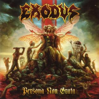 EXODUS - Persona Non Grata (Ltd 400 / Gold/Bone Swirl With Black/Mint Green Splatter, Gatefold) 2LP
