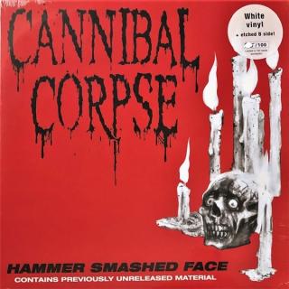 CANNIBAL CORPSE - Hammer Smashed Face (Ltd 100 / Hand-Numbered, White, Etched B side) LP CANNIBAL CORPSE - Hammer Smashed Face (Ltd 100 / Hand-Numbered, White, Etched B side) LP