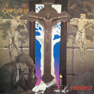 ACID DEATH/AVULSED - Misled / Deformed Beyond Belief (Split / Red) LP