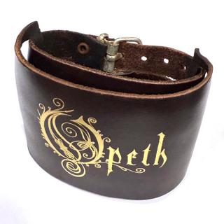 OPETH - Brown Leather Wristband