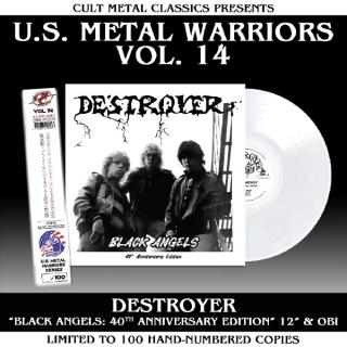 DESTROYER - Black Angels (Ltd 100 / U.S. Metal Warriors Vol. 14, White, Hand-Numbered, OBI) 12" DESTROYER - Black Angels (Ltd 100 / U.S. Metal Warriors Vol. 14, White, Hand-Numbered, OBI) 12"
