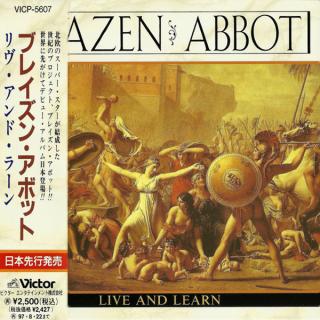 BRAZEN ABBOT - Live And Learn (Japan Edition Incl. OBI VICP-5607) CD BRAZEN ABBOT - Live And Learn (Japan Edition Incl. OBI VICP-5607) CD